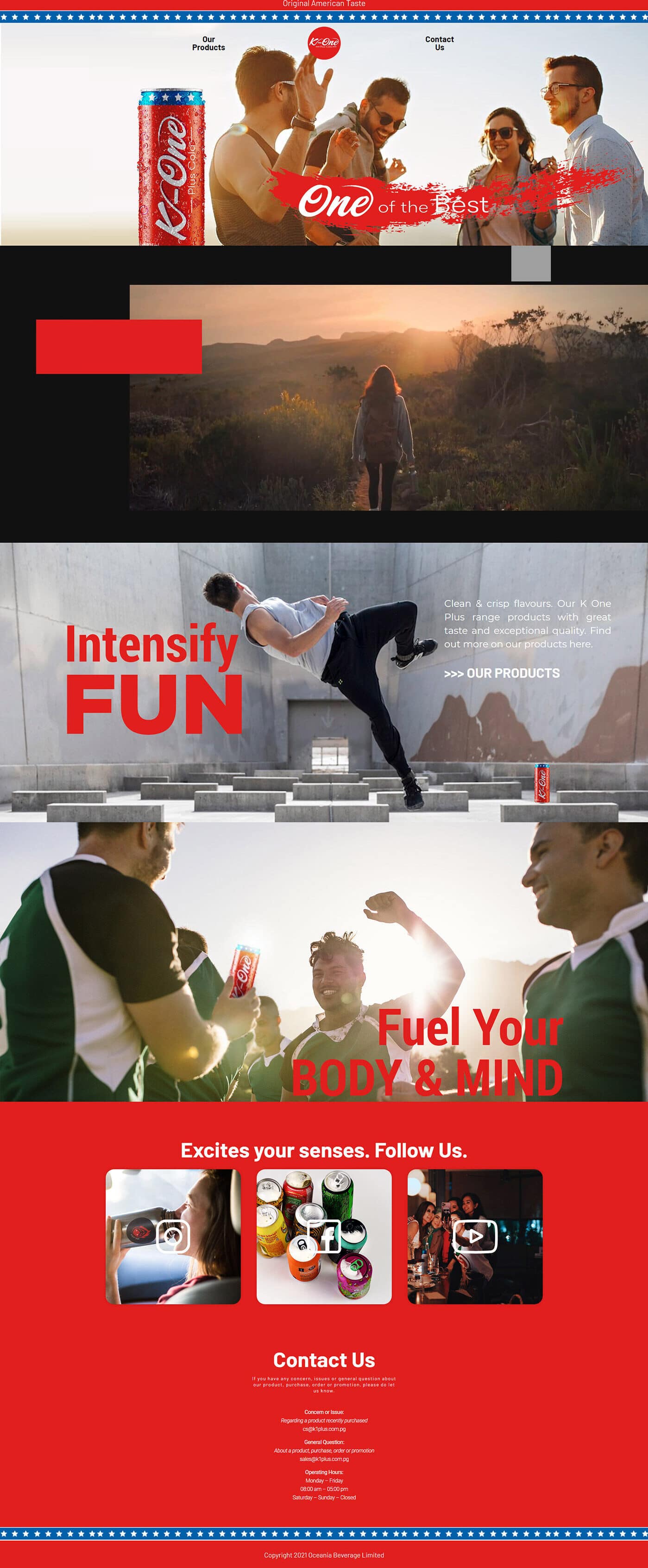 K1Plus Beverage Zahid Aramai-Freelance-Web-Designer