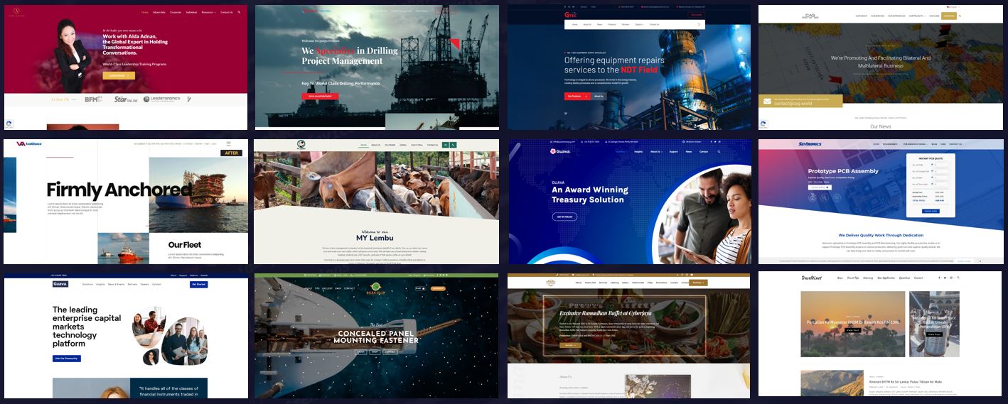 Contoh Kerja Design WordPress untuk Zahid Aramai Kursus WordPress Website